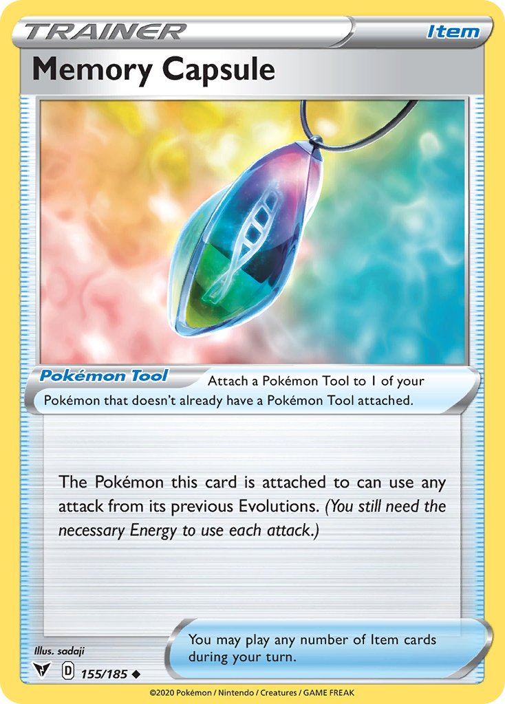 Memory Capsule Pokemon card Vivid Voltage #155