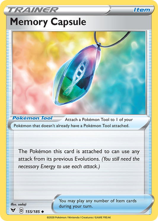 Memory Capsule Pokemon card Vivid Voltage #155