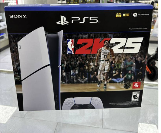 PlayStation 5 1TB NBA 2k25 Edt. New Sealed in Box & Sony Dual Charger