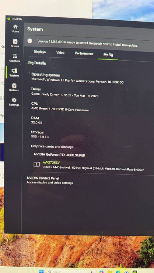 Gaming PC New Build Nvidia RTX 4080 Super 32Gb 2TB 27" OLED 360hz
