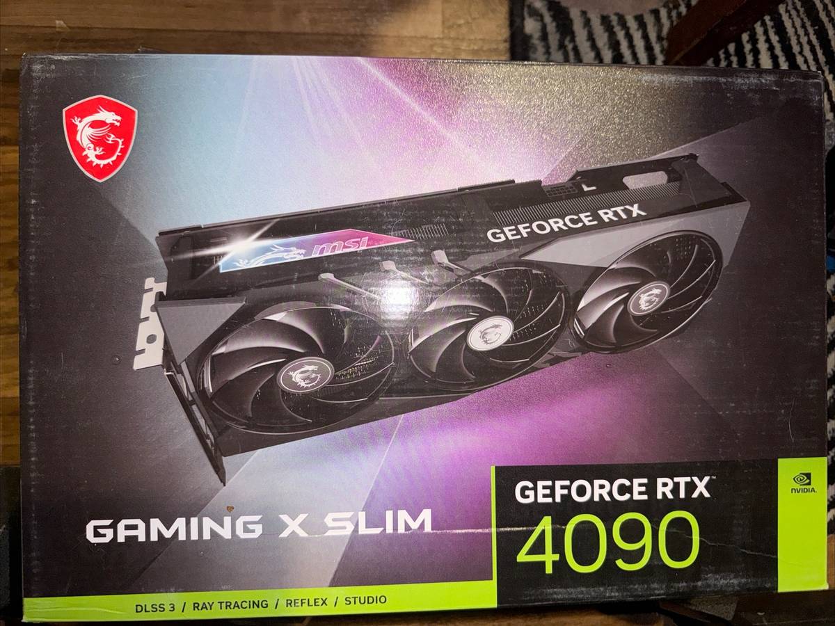 Nvidia RTX 4090 Graphics Card MSI Gaming X Slim Model